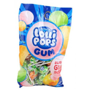 Acadele cu aroma de fructe si bubble gum Roshen Duo 48 de bucati, NM21817