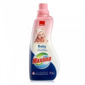 Balsam de rufe ultra concentrat Sano Maxima Baby , 50 spalari, 1l, Roz