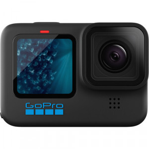 Bundle camera de actiune GoPro Hero11 Black MINI, 5.3K 60 FPS, Chesty, Handler, adeziv, NM/ CHDSF-111-CN, Negru