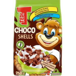 Cereale Tedi Choco Shells 250g, NM25871