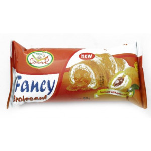 Croissant cu crema cu aroma de caise Fancy 60g, NM25830