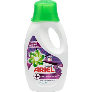 Detergent automat lichid Ariel color + complete fiber protection, 16 spalari, 880 ml, Alb