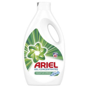Detergent automat lichid Ariel Mountain Spring, 40 spalari, 2.2 L, Alb