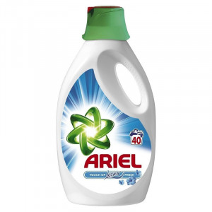 Detergent automat lichid Ariel Touch of Lenor Fresh, 40 spalari, 2.2 L, Alb