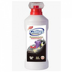 Detergent automat lichid concentrat Gallus 3 in 1 Black, 57 spalari, 2 L, Alb/Negru