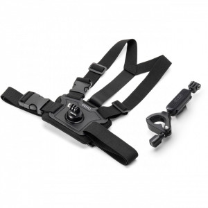 Kit accesorii ciclism DJI Osmo Action/3, prindere piept, prindere ghidon, NM/ CP.OS.00000244.01, Negru