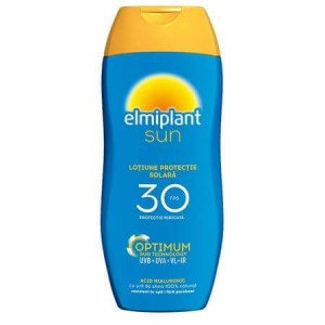 Lotiune cu protectie solara Elmiplant Sun SPF 30, Acid hialuronic, protectie ridicata, 200 ml