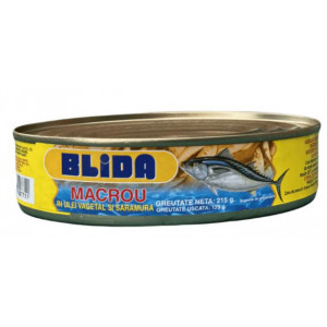 Macrou in ulei vegetal Blida 215g, NM26224