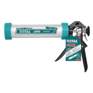 Pistol pentru silicon Total, 15"/380mm, maner aluminiu, NM/ THT20115, Turcoaz