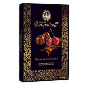 Praline de ciocolata umplute cu alcool si cirese Madame Pompadour 150g, NM26569