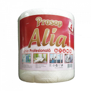 Prosop de bucatarie Alia, 1 rola, 4 straturi, 65 m, Alb