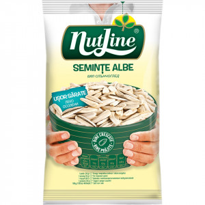 Seminte albe de floarea soarelui usor sarate NutLine 100g, NM26027