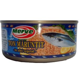 Ton maruntit in ulei vegetal Merve 170g, NM23226