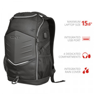 Trust GXT 1255 Outlaw 15.6 Gaming Backpack - black