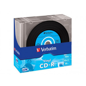 Verbatim CDR 48X VINYL DATA 10PK SLIM