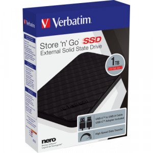 Verbatim STORE´N´GO External SSD USB 3.2 GEN1 1TB BLACK