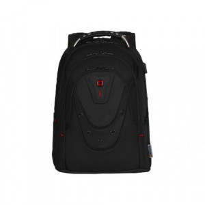 Wenger, Ibex Deluxe 16 Laptop Backpack, Black