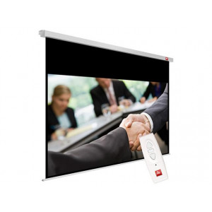 Avtek Business Electric 200 (projection area 195x122cm; 16:10; Matt-White; black borders)