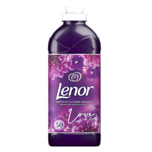 Balsam de rufe Lenor Amethyst & Floral Bouquet 50 spalari, 1,5 L, Mov