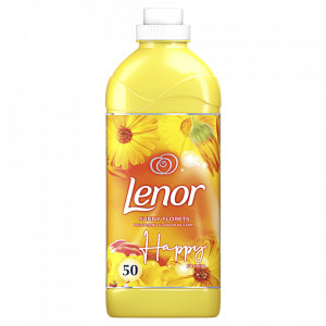 Balsam de rufe Lenor Sunny Florets, 48 spalari, 1,5 L, Galben