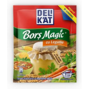 Bors magic cu legume Delikat 5 x 65g, NM22718