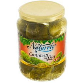 Castraveti in otet 6-9cm Naturelo 670g, NM22654