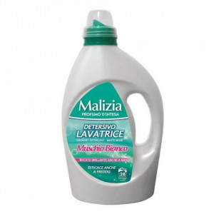 Detergent automat lichid Malizia Muschio Bianco, 28 spalari, 1.82 L, Alb/Verde