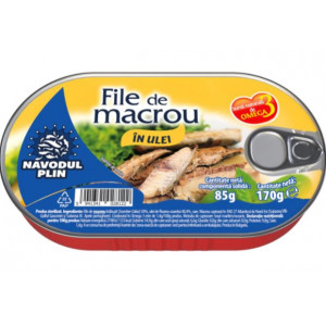 File de macrou in ulei Navodul Plin 170g, NM25695