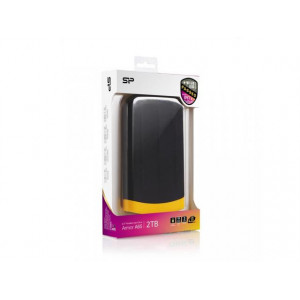 Hard Disk portabil Silicon Power Armor A65, 2 TB, Anti-shock/water proof, 2.5 inch, USB 3.0, NM/ SP020TBPHDA65S3K, Negru