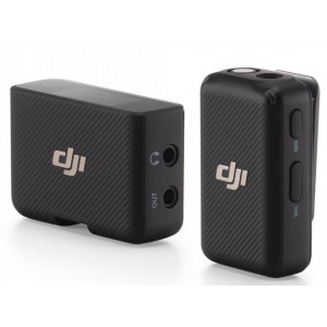 Kit microfon wireless DJI Mic single channel (1TX + 1RX), Negru