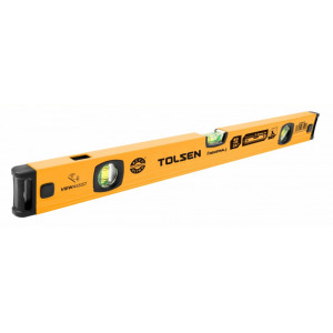 Nivela Tolsen cu asistenta de vizualizare,3 fiole 60 cm, cadru din aluminiu, NM/ TL-35233, Galben