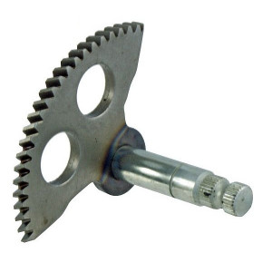 Semiluna compatibila Yamaha, Aprilia, Minarelli Blade A09011NM, 50, dreapta, Argintiu