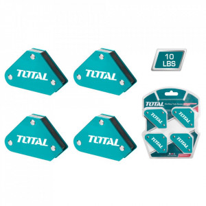 Set 4 coltare magnetice pentru sudura Total TAMWH4001/NM, Verde