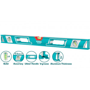 TOTAL - Nivela cu bula - 150cm - precizie 0.5mm (I
