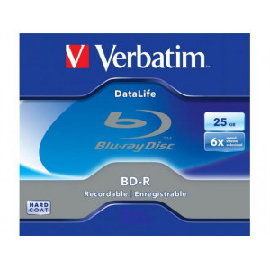 Verbatim BD-R SL Datalife 25GB 6X Jewel Case