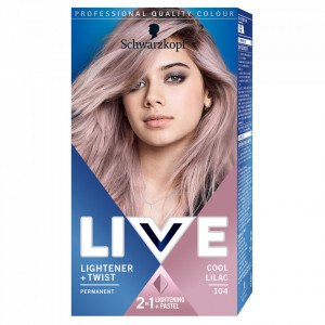 Vopsea de par permanenta Live 104 Cool Lilac, 142.5 ml