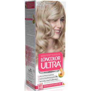 Vopsea de par permanenta Loncolor Ultra 10.2 Blond Argintiu, 100 ml