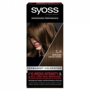 Vopsea de par permanenta Syoss Color Baseline 5-8 Saten Aluna, 115 ml