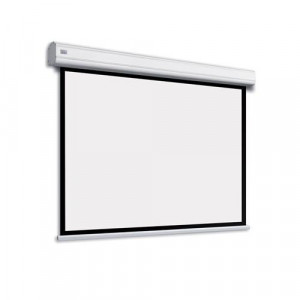 Adeo Electric Max One 6000 mm latime vizibila, disp in format 4:3, 16:10, 16:9, alb mat, fara margine neagra, incl telecomanda cu fir, optional margine neagra