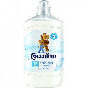 Balsam de rufe Coccolino Sensitive , 72 spalari, 1.8 L, Alb
