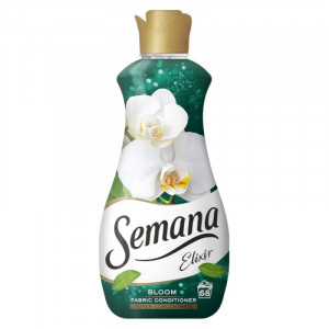 Balsam de rufe superconcentrat Semana Elixir Bloom, 68 spalari, 1.7 L, Alb/Verde