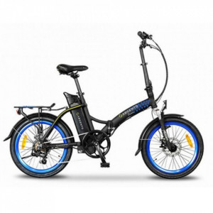 Bicicleta asistata electric Argento Piuma, Shimano Tourney 7 viteze, motor 250W, pliabila, NM/ AR-BI-220004, Negru