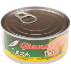 Bucati de ton in ulei vegetal Giana 170g, NM23344