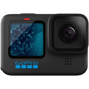 Camera de actiune GoPro Hero11 Black, 3K60, 27MP, HyperSmooth 6.0, NM/ CHDHX-112-RW, Negru