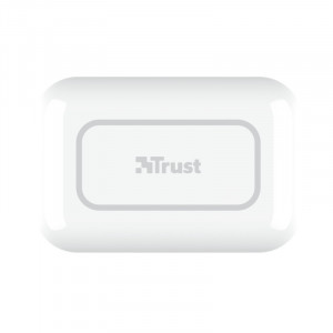 Casti bluetooth Trust Primo Touch NM 23783, comenzi tactile, Alb