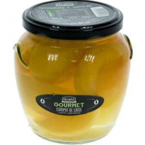 Compot de caise din jumatati decojite, fara samburi Olympia 580g, NM22389
