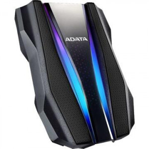 HDD portabil Adata HD770G, 2TB, RGB, 2.5", USB 3.2, Negru