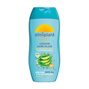 Lotiune dupa plaja stralucitoare Elmiplant Sun, Aloe vera, 200 ml
