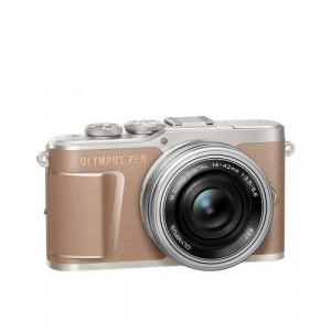 Olympus E-PL10 Pancake Zoom Kit brown/silver