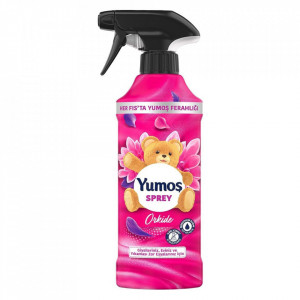 Parfumant spray rufe uscate Yumos Orchid, 450 ml, Roz